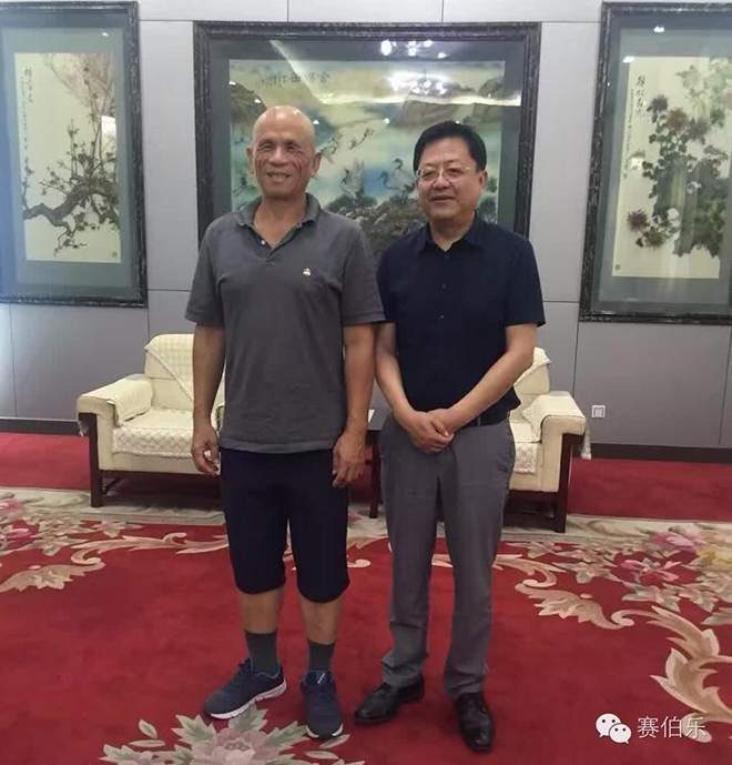 賽伯樂董事長朱敏一行淄博考察